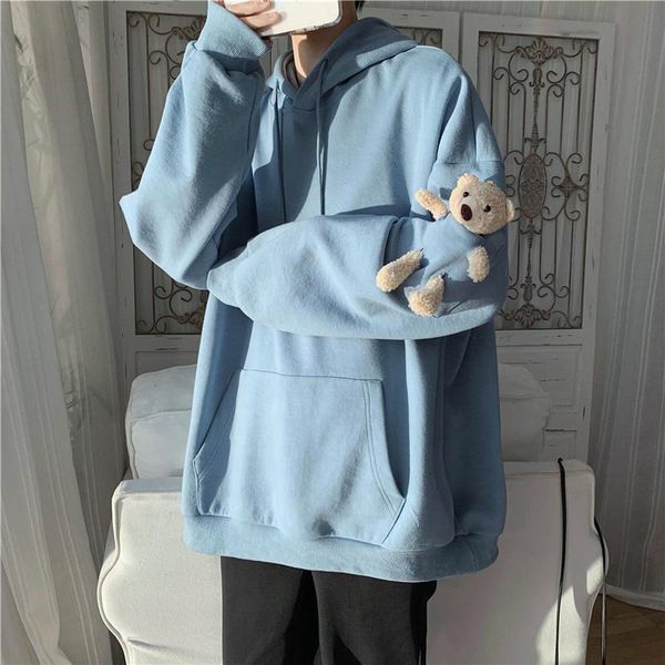 men's hoodies & sweatshirts 2021 fashion men's/women's little bear autumn male casual solid color sweatshirt, Black
men's hoodies & sweatshirts 2021 fashion men's/women's little bear autumn male casual solid color sweatshirt, Black