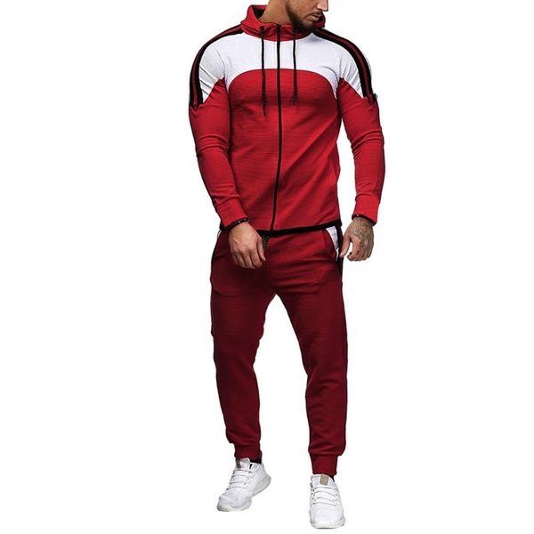 men's tracksuits patchwork pleated tracksuit men 2021 autumn sportwear fashion male hip hop set zipper hooded sweatshirt jacket+pant su, Gray
men's tracksuits patchwork pleated tracksuit men 2021 autumn sportwear fashion male hip hop set zipper hooded sweatshirt jacket+pant su, Gray