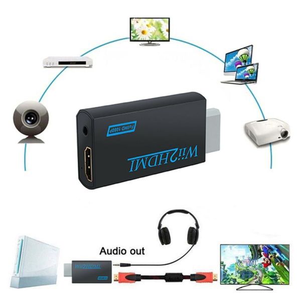 audio cables & connectors full hd 1080p wii to -compatible converter adapter 720p 3.5mm video cable for pc hdtv monitor display
audio cables & connectors full hd 1080p wii to -compatible converter adapter 720p 3.5mm video cable for pc hdtv monitor display