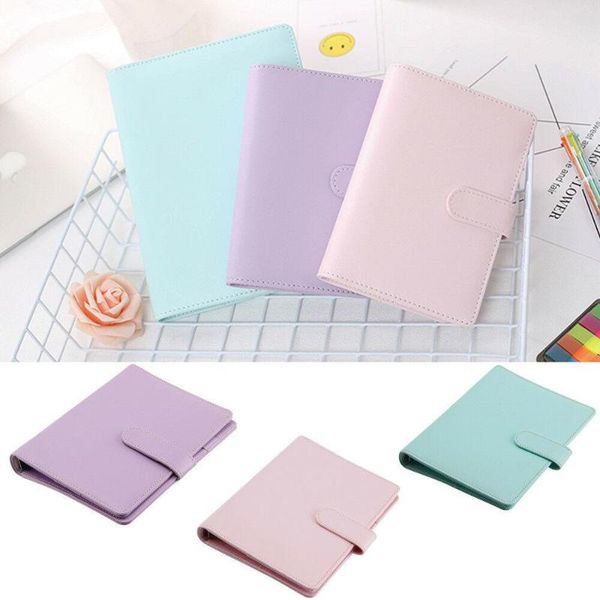 leather loose leaf binder notebook simple macaron colour notepad hand ledger agenda planner notepads, Purple;pink
leather loose leaf binder notebook simple macaron colour notepad hand ledger agenda planner notepads, Purple;pink