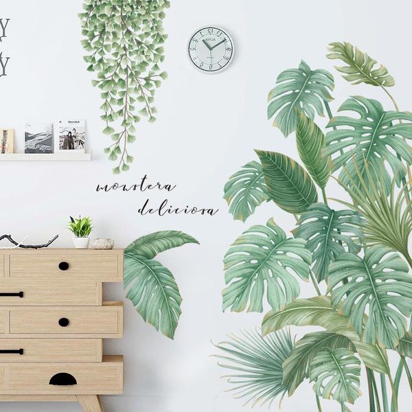 wall stickers watercolor hand drawn tropical plants palm leaf vines for living room home decorative pvc decal
wall stickers watercolor hand drawn tropical plants palm leaf vines for living room home decorative pvc decal