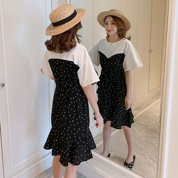 maternity dresses 759# clothes nursing dress summer patchwork dot printing loose pregnant women pregnancy breastfeeding, White
maternity dresses 759# clothes nursing dress summer patchwork dot printing loose pregnant women pregnancy breastfeeding, White