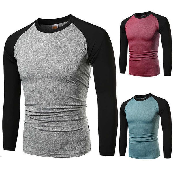 men's t-shirts sports breathable male patchwork color designer tshirts slim long sleeve crew neck mens e0wo, White;black
men's t-shirts sports breathable male patchwork color designer tshirts slim long sleeve crew neck mens e0wo, White;black