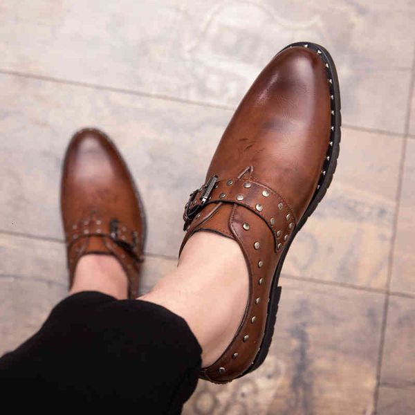 dress shoes 2021 men fashion casual business banquet all-match solid color pu buckle rivet personality gentleman loafers 3kc359 rj, Black
dress shoes 2021 men fashion casual business banquet all-match solid color pu buckle rivet personality gentleman loafers 3kc359 rj, Black