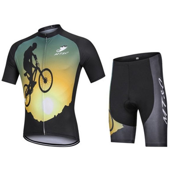 summer sweat wicking breathable short sleeve cycling suit men's mountain road biking jacket and shorts, Gray
summer sweat wicking breathable short sleeve cycling suit men's mountain road biking jacket and shorts, Gray