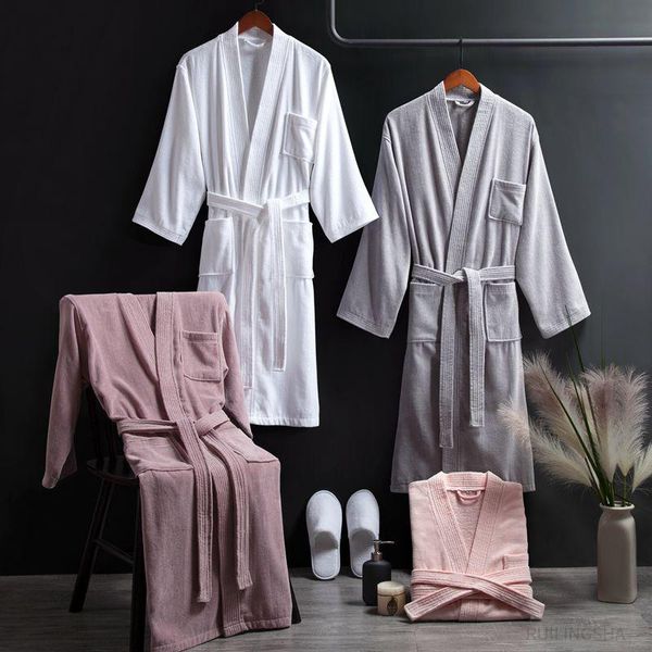 men's sleepwear cotton long thick absorbent terry bath robe kimono men lightweight waffle towel bathrobe plus women dressing gown, Black;brown
men's sleepwear cotton long thick absorbent terry bath robe kimono men lightweight waffle towel bathrobe plus women dressing gown, Black;brown