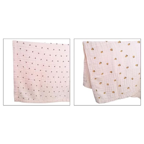 blankets 47x47 inches baby muslin swaddle blanket born infant boys girls cute cherry fruit print soft swaddling receiving h056 
blankets 47x47 inches baby muslin swaddle blanket born infant boys girls cute cherry fruit print soft swaddling receiving h056
