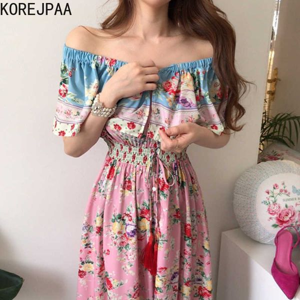 korejpaa women dress summer korea chic retro ethnic style one-shoulder large lapel single-breasted lace-up floral vestidos 210526, Black;gray
korejpaa women dress summer korea chic retro ethnic style one-shoulder large lapel single-breasted lace-up floral vestidos 210526, Black;gray