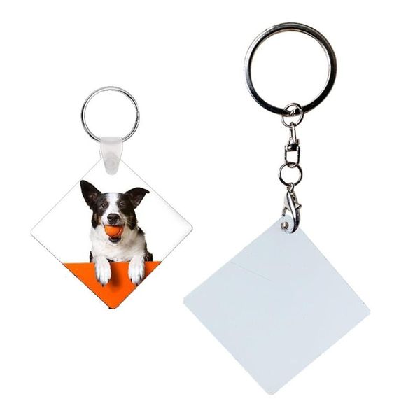 keychains sublimation blank heat transfer key chain double-side printed keyrings h7ef, Silver
keychains sublimation blank heat transfer key chain double-side printed keyrings h7ef, Silver