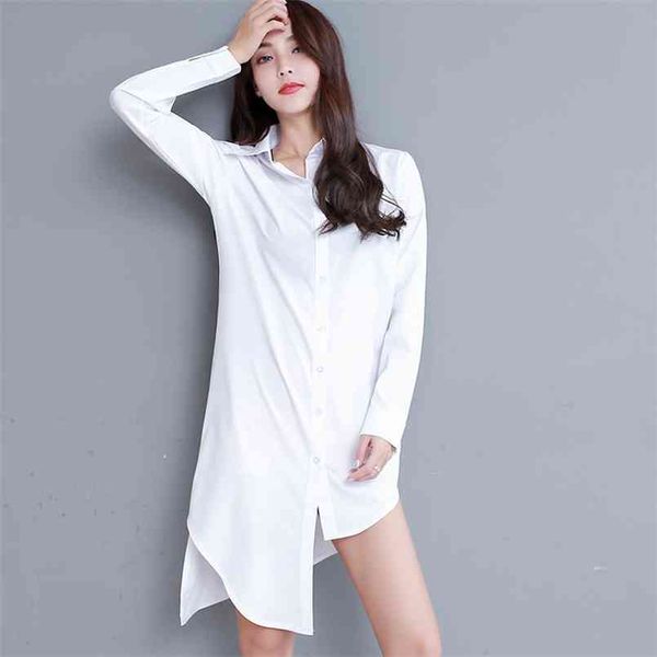 long white shirt women sleeve fashion casual plus size shirts sleepwear irregular loose button cardigan blouses female 5xl 210730
long white shirt women sleeve fashion casual plus size shirts sleepwear irregular loose button cardigan blouses female 5xl 210730