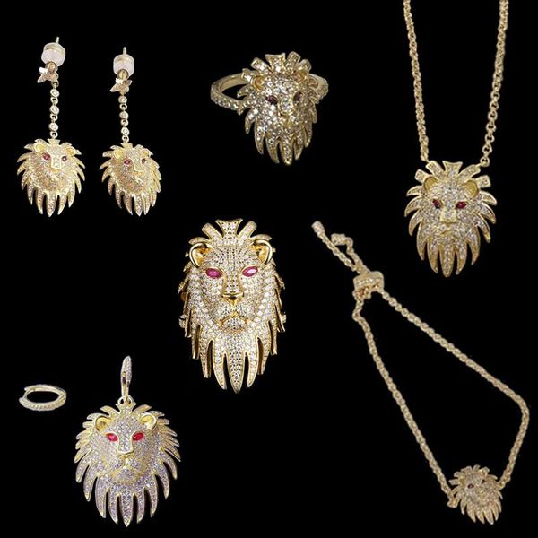 stud the 925 sterling silver golden yellow lion earrings ring necklace bracelets monaco jewelry for women gift, Golden;silver
stud the 925 sterling silver golden yellow lion earrings ring necklace bracelets monaco jewelry for women gift, Golden;silver