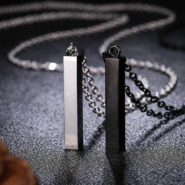 pendant necklaces fashion rectangle men necklace classic trendy simple stainless steel cuban chain for jewelry gift, Silver
pendant necklaces fashion rectangle men necklace classic trendy simple stainless steel cuban chain for jewelry gift, Silver