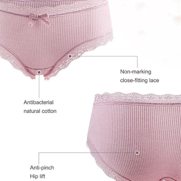 women's panties comfortable lingerie non-trace underpants briefs cotton laces solid brifs mid waist girls breathable underwear lady f2m, Black;pink
women's panties comfortable lingerie non-trace underpants briefs cotton laces solid brifs mid waist girls breathable underwear lady f2m, Black;pink
