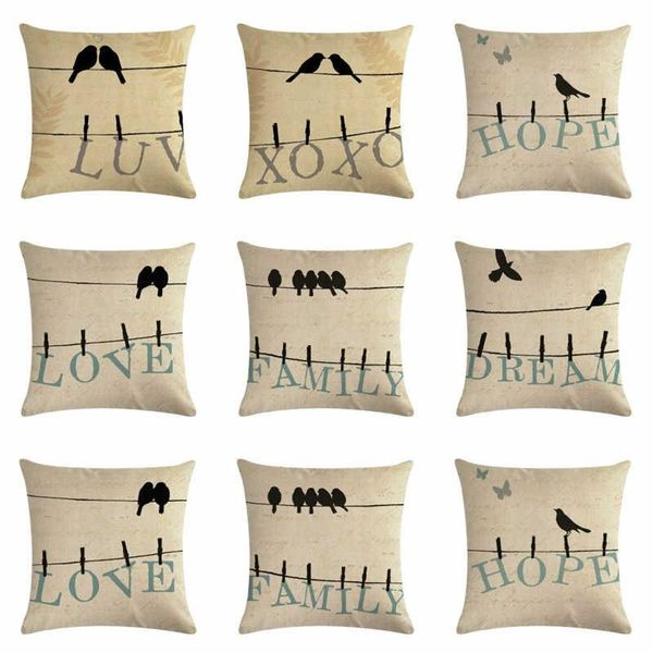 love bird word cotton linen throw pillow case cushion cover home decor 18" cushion/decorative
love bird word cotton linen throw pillow case cushion cover home decor 18" cushion/decorative