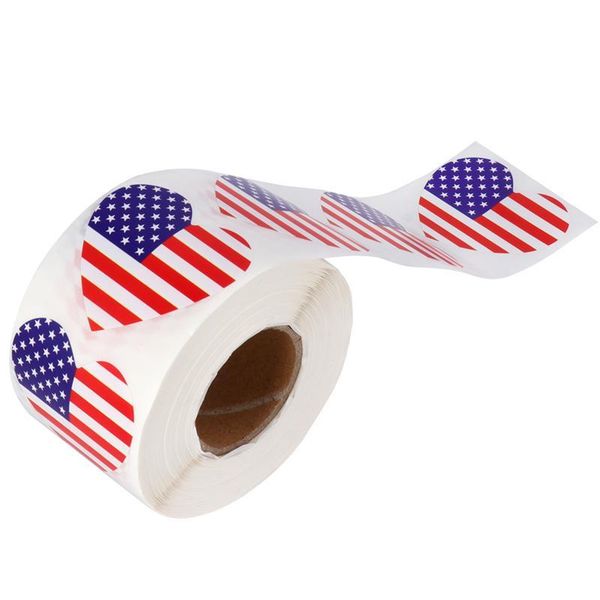 gift wrap 500pcs/roll sticker heart shape sealing stickers usa national flag pattern for envelope decor
gift wrap 500pcs/roll sticker heart shape sealing stickers usa national flag pattern for envelope decor