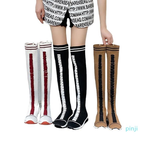 boots women platform sock summer autumn ladies breathable over-knee ankle female mid heels woman comfort shoes plus size, Black
boots women platform sock summer autumn ladies breathable over-knee ankle female mid heels woman comfort shoes plus size, Black