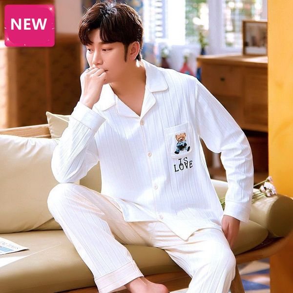 women's sleepwear 100% cotton men's pajamas set full sleeve pants 2piece/suit soft sweet student spring casual cartoon man pyjama, Black;red
women's sleepwear 100% cotton men's pajamas set full sleeve pants 2piece/suit soft sweet student spring casual cartoon man pyjama, Black;red