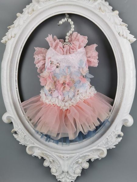 dog apparel clothes handmade embroidered crystal flowers pink lace collar cuff rainbow skirt dress pet cat clothing
dog apparel clothes handmade embroidered crystal flowers pink lace collar cuff rainbow skirt dress pet cat clothing