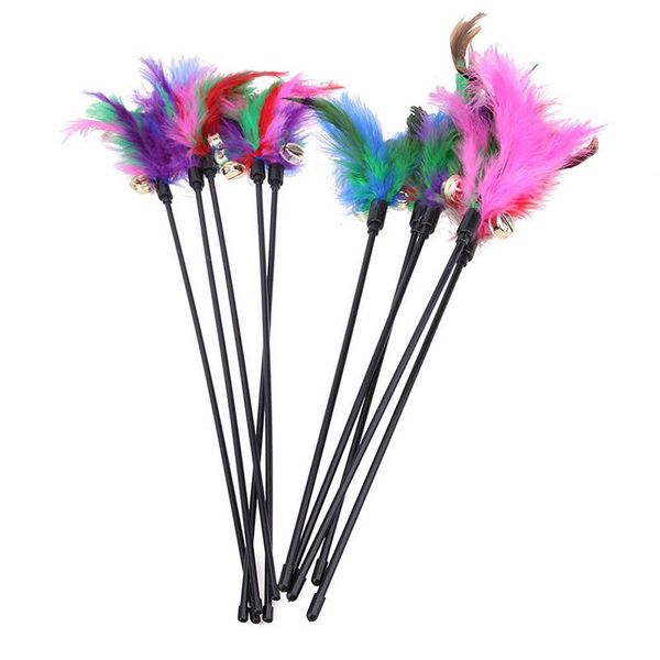 cat toys 60cm toy funny stick with small bell feathers playing rod pet product random color gq999
cat toys 60cm toy funny stick with small bell feathers playing rod pet product random color gq999