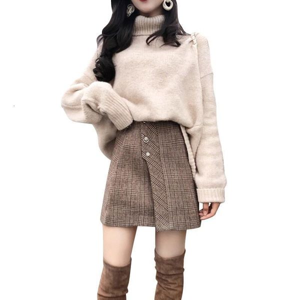 two piece dress coltrui long mouw trui second -hand sets korean style elegant rok 2 outfits women's smoking set, White
two piece dress coltrui long mouw trui second -hand sets korean style elegant rok 2 outfits women's smoking set, White