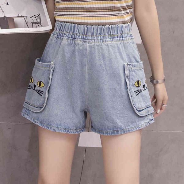women's jeans summer mori girl lolita embroidery cute cat pattern shorts japanese kawaii plus size s-5xl yy4931 mmci, Blue
women's jeans summer mori girl lolita embroidery cute cat pattern shorts japanese kawaii plus size s-5xl yy4931 mmci, Blue