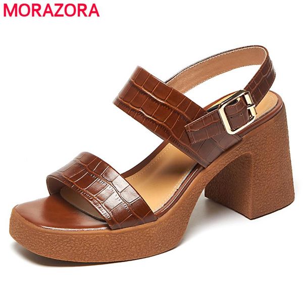 genuine leather sandals women shoes buckle handmade summer platform high heels vintage chunky dress, Black
genuine leather sandals women shoes buckle handmade summer platform high heels vintage chunky dress, Black