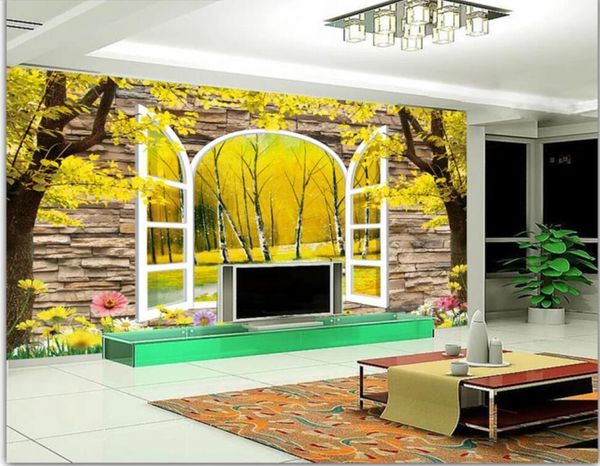 wallpapers custom mural 3d wall on the window brick autumn big tree landscape home decor po wallpaper in living room
wallpapers custom mural 3d wall on the window brick autumn big tree landscape home decor po wallpaper in living room