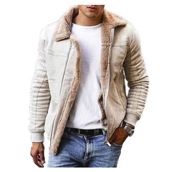 men's jackets winter men bomber casual outwear thick fleece warm coats fashion fur collar thermal mens clothing, Black;brown
men's jackets winter men bomber casual outwear thick fleece warm coats fashion fur collar thermal mens clothing, Black;brown