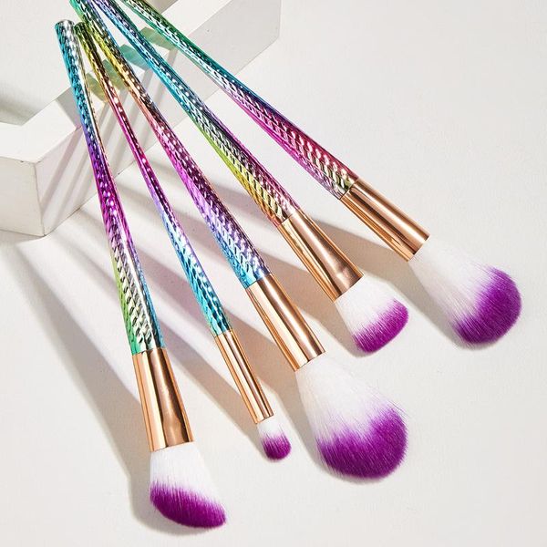 makeup brushes gujhui rainbow fan shape colorful fish tail cosmetics mermaid highlighter foundation face tool
makeup brushes gujhui rainbow fan shape colorful fish tail cosmetics mermaid highlighter foundation face tool
