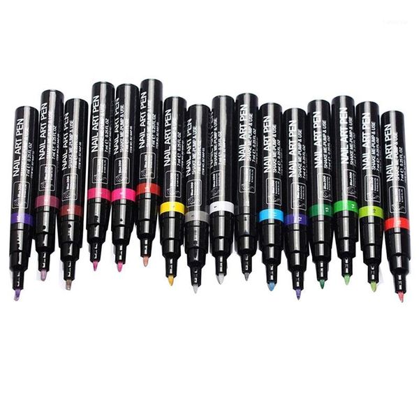 nail art pen 16 colors set pens for 3d diy decoration polish design beauty tools paint pe1, Silver
nail art pen 16 colors set pens for 3d diy decoration polish design beauty tools paint pe1, Silver