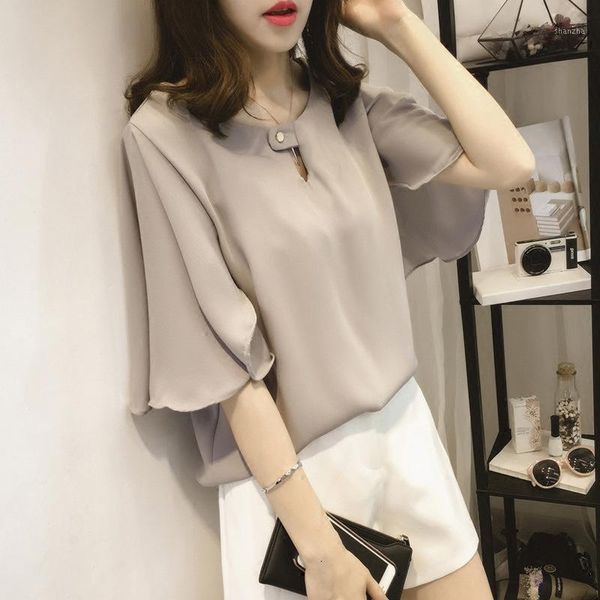 women's blouses & shirts chiffon shirt women fashion elegant half sleeve loose comfortable breathable pure white grey pink blouse plus
women's blouses & shirts chiffon shirt women fashion elegant half sleeve loose comfortable breathable pure white grey pink blouse plus