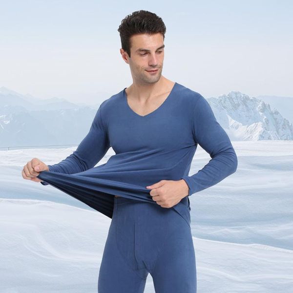 v-neck men's thermal underwear set fall winter thin super elastic long johns plus size mens classic seamless skin, Black;white
v-neck men's thermal underwear set fall winter thin super elastic long johns plus size mens classic seamless skin, Black;white