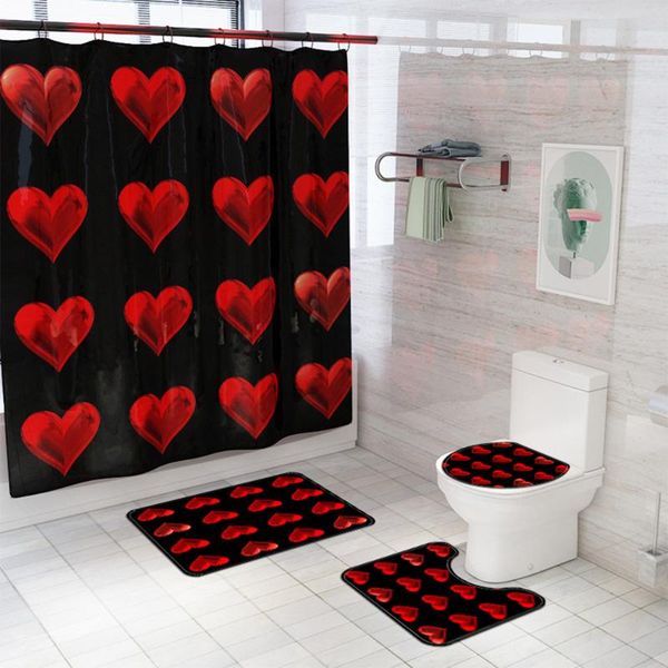 shower curtains curtain valentine's day heart red peach romantic dream creative black bathroom decor polyester fabric
shower curtains curtain valentine's day heart red peach romantic dream creative black bathroom decor polyester fabric
