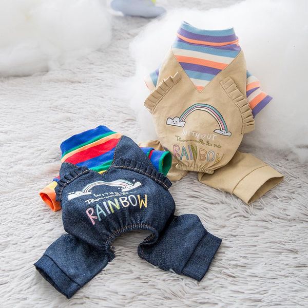 dog apparel thin section puppy four feet garment middle and small the cat suspenders qiu dong outfit rainbow pet clothes
dog apparel thin section puppy four feet garment middle and small the cat suspenders qiu dong outfit rainbow pet clothes