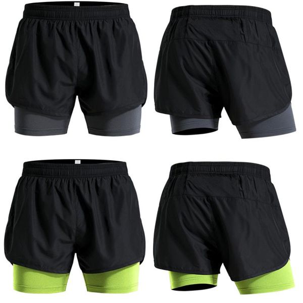 gym clothing double layer sports shorts men's tight elastic pro quick drying fitness training marathon running pants, White;black
gym clothing double layer sports shorts men's tight elastic pro quick drying fitness training marathon running pants, White;black