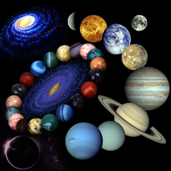 beaded, strands galaxy bracelet natural stone eight planets solar system chakra yoga planetary beads bracelets universe starry sky, Black
beaded, strands galaxy bracelet natural stone eight planets solar system chakra yoga planetary beads bracelets universe starry sky, Black