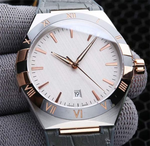 41mm engraved watch 8900/8901 mechanical movement co-axiel star watches with leather strip, Slivery;brown
41mm engraved watch 8900/8901 mechanical movement co-axiel star watches with leather strip, Slivery;brown