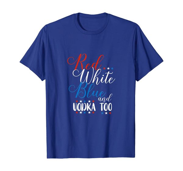 funny shirt red white vodka funny alcohol usa 4th july, White;black 
funny shirt red white vodka funny alcohol usa 4th july, White;black
