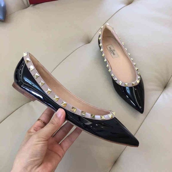 luxury designer women's shoes pointed single women's shallow mouth leather versatile european and american liuding soft sole flat, Black
luxury designer women's shoes pointed single women's shallow mouth leather versatile european and american liuding soft sole flat, Black