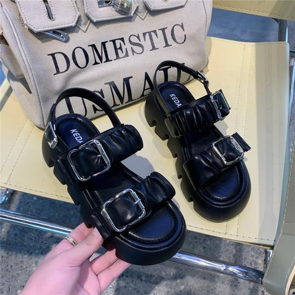 sandals 2021 wedges women platform shoes summer outdoor buckle open-toed sport chunky beach sandalias mujer, Black
sandals 2021 wedges women platform shoes summer outdoor buckle open-toed sport chunky beach sandalias mujer, Black