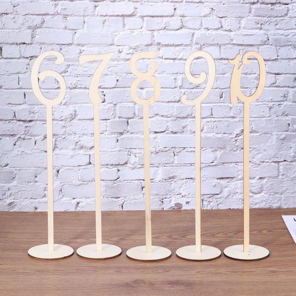 party decoration 1pc wooden seats table numbers creative seating cards holder for wedding events catering (1-10/pack)
party decoration 1pc wooden seats table numbers creative seating cards holder for wedding events catering (1-10/pack)