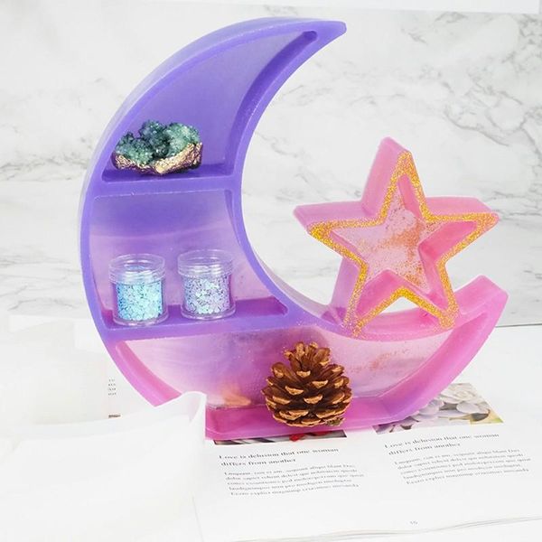 crystal epoxy mold moon star jewelry storage box large tray set r eclipse ornament silicone soap mould craft tools
crystal epoxy mold moon star jewelry storage box large tray set r eclipse ornament silicone soap mould craft tools