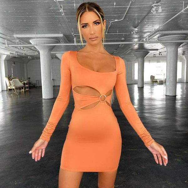 casual dresses 2021 autumn pencil dress women solid color long sleeve u neck holow out bodycon mini club elegant female, Black;gray
casual dresses 2021 autumn pencil dress women solid color long sleeve u neck holow out bodycon mini club elegant female, Black;gray