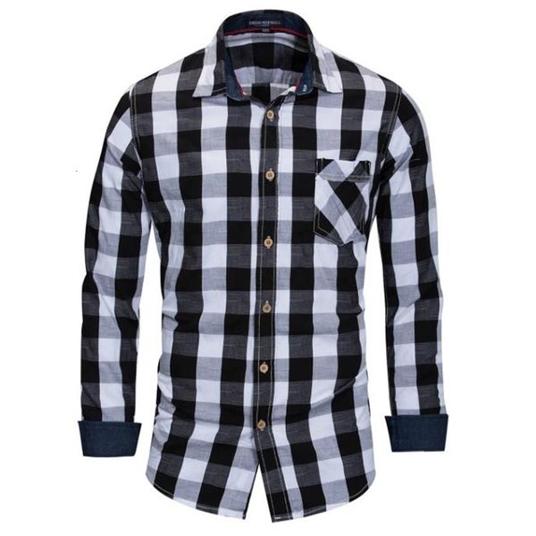 men's casual shirts camisa social masculina mens cotton long sleeved plaid large size business male leisure shirt j2653 jeim, White;black
men's casual shirts camisa social masculina mens cotton long sleeved plaid large size business male leisure shirt j2653 jeim, White;black
