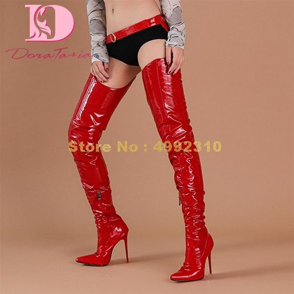 boots plus size 37-47 female buckle thigh high pointed toe thin heels women party club shoes, Black
boots plus size 37-47 female buckle thigh high pointed toe thin heels women party club shoes, Black