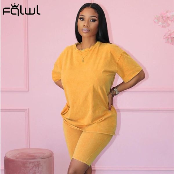 summer streetwear bodycon 2 two piece sets women outfits short sleeve o neck loose casual biker shorts matching women's tracksuits, Gray
summer streetwear bodycon 2 two piece sets women outfits short sleeve o neck loose casual biker shorts matching women's tracksuits, Gray