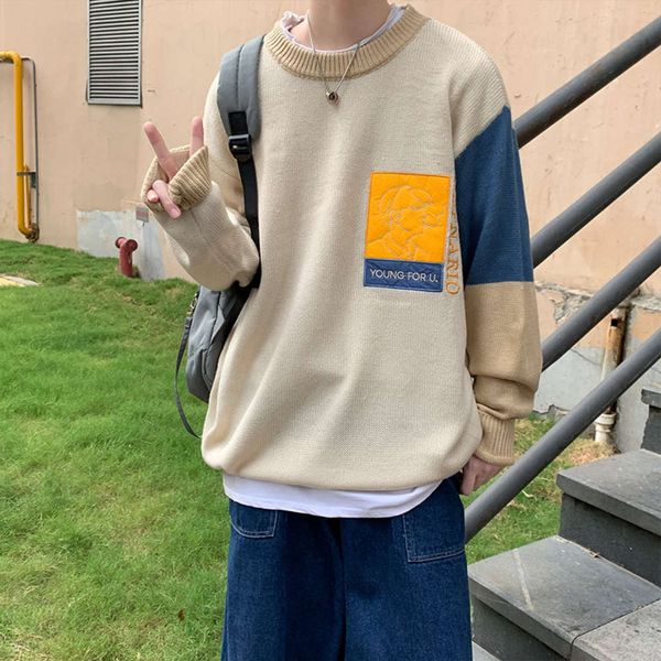 men's hoodies & sweatshirts sweater autumn and winter bottomed pullover color matching round neck casual large fashion batch 1dp8, Black
men's hoodies & sweatshirts sweater autumn and winter bottomed pullover color matching round neck casual large fashion batch 1dp8, Black