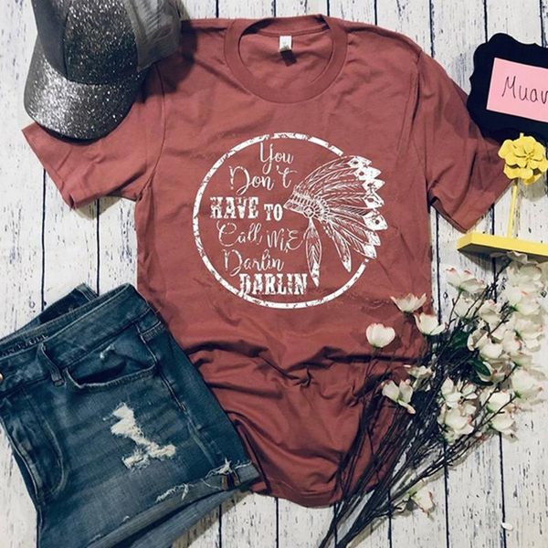 women's t-shirt you don't have to call me darlin, darlin women clothing harajuku graphic tee, White
women's t-shirt you don't have to call me darlin, darlin women clothing harajuku graphic tee, White
