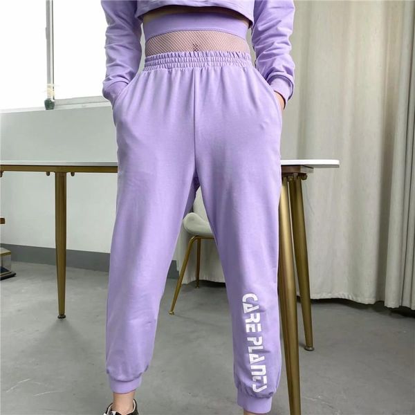 women's pants & capris summer women fashion mesh patchwork high waist purple cotton stylish lady harajuku style letter print jogging lo, Black;white
women's pants & capris summer women fashion mesh patchwork high waist purple cotton stylish lady harajuku style letter print jogging lo, Black;white