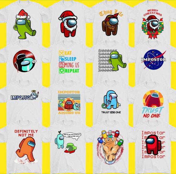 amongst us t-shirt, impostor, gaming, gamer, imposter, mens, kids, boys tee top, White;black
amongst us t-shirt, impostor, gaming, gamer, imposter, mens, kids, boys tee top, White;black